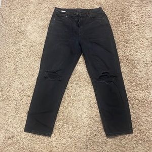American Eagle Jeans, black, size 8